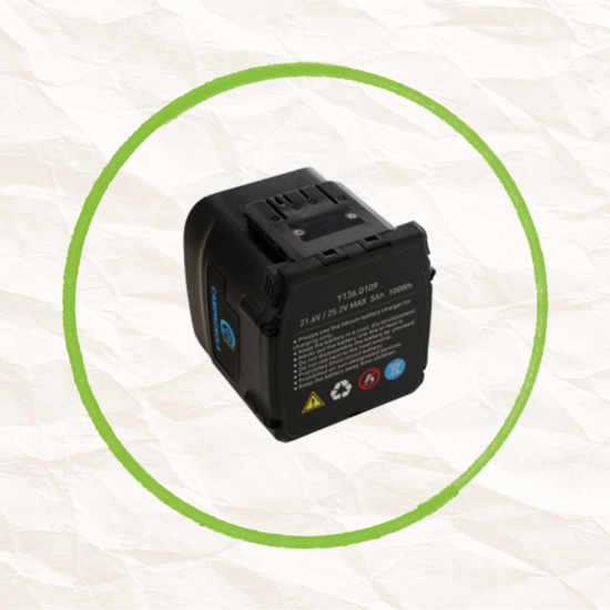 Picture of CAMPAGNOLA AKKUMULÁTOR -  21,6V, 5Ah  T-REX 160-240 / STARK-L  /  T-FOX  /  T-REX / STARK 90-160-220